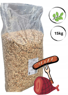 Drevná štiepka na údenie buk jelša KL10 15 kg 60 l AWPOL ŠTIPKY